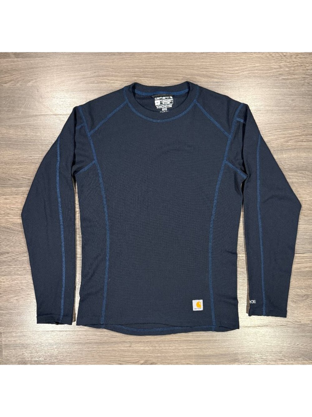 Carhartt Men's Force Base Layer Thermal Shirt - Navy